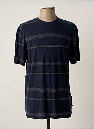 T-shirt bleu SAMSOE & SAMSOE homme