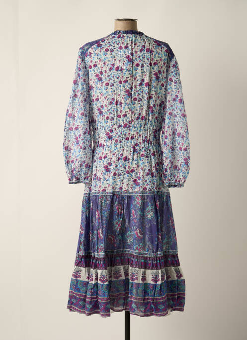 Robe mi-longue multicolore M.A.B.E pour femme