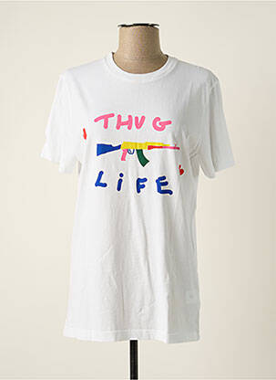 T-shirt blanc COMMUNE DE PARIS 1871 femme