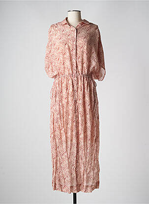 Robe longue rose SWILDENS femme
