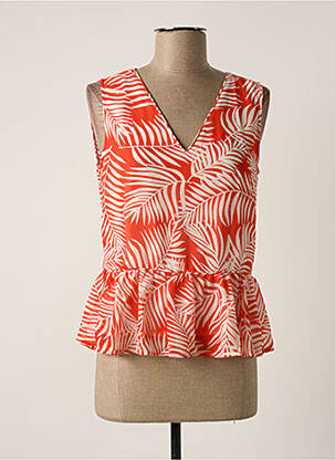 Top orange MOLLY BRACKEN femme