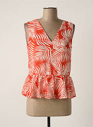 Top orange MOLLY BRACKEN femme