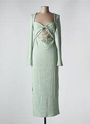 Robe longue vert NA-KD pour femme seconde vue