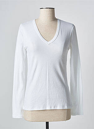 T-shirt blanc PETIT BATEAU pour femme