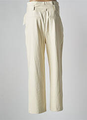 Pantalon large beige FRNCH pour femme seconde vue