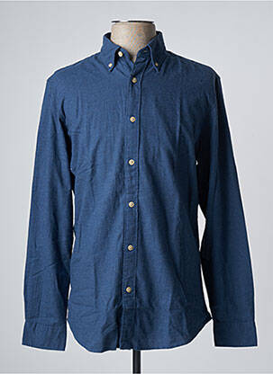 Chemise manches longues bleu SELECTED homme