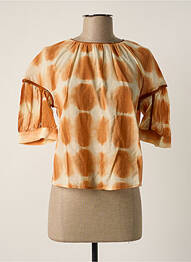 Top orange SESSUN femme