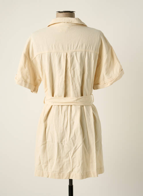 Robe mi-longue beige GRACE & MILA pour femme