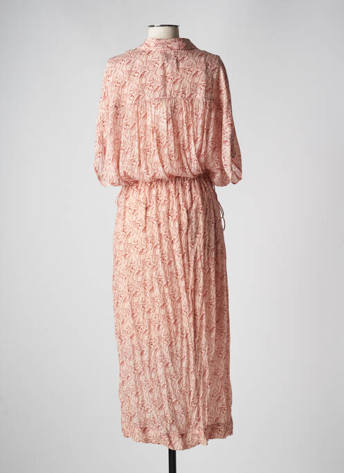 Robe longue rose SWILDENS pour femme