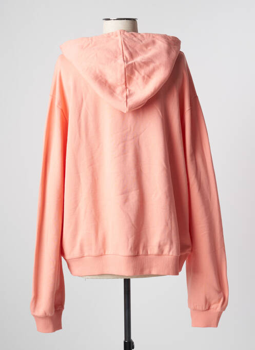 Sweat-shirt à capuche rose RONRON X SARENZA femme