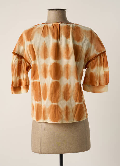 Top orange SESSUN pour femme