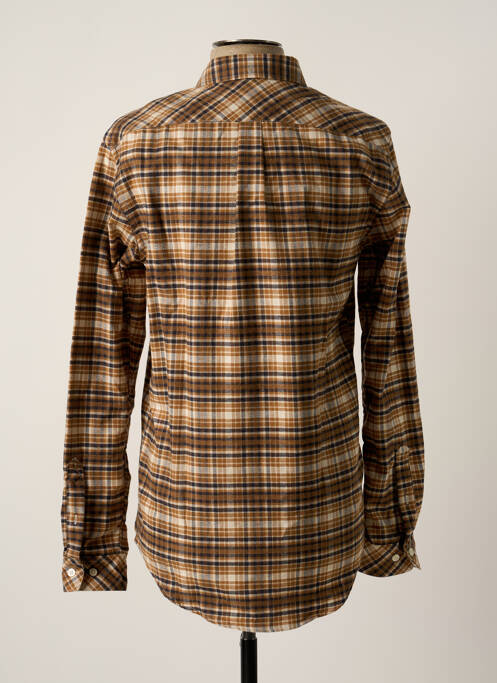 Chemise manches longues marron SAMSOE & SAMSOE pour homme