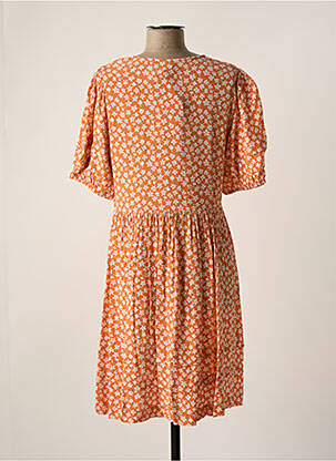 Robe courte orange Y.A.S femme