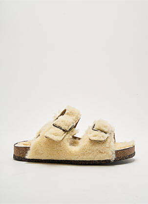 Sandales/Nu pieds beige BOSABO pour femme