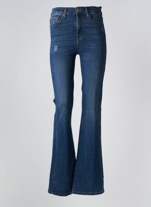 Jeans coupe droite bleu 7 FOR ALL MANKIND pour femme