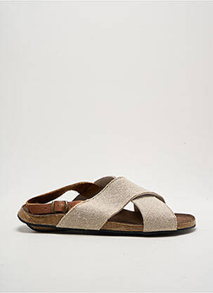 Sandales/Nu pieds beige BOSABO pour femme