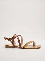 Sandales/Nu pieds marron DAY OFF pour femme seconde vue