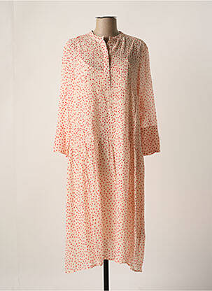 Robe mi-longue rose SAMSOE & SAMSOE femme