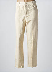 Jeans coupe droite beige GRACE & MILA pour femme seconde vue