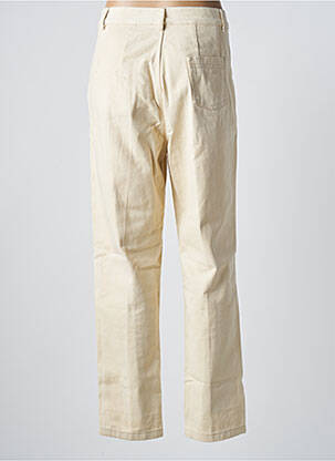Jeans coupe droite beige GRACE & MILA femme