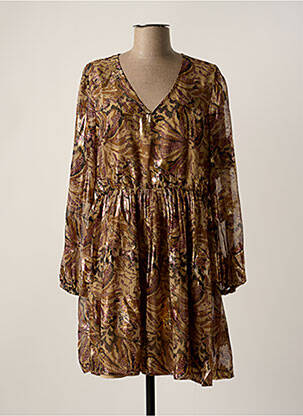 Robe courte marron OBJECT femme