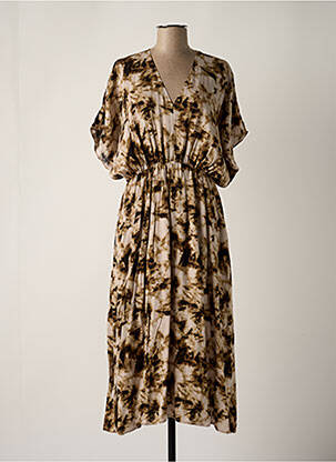 Robe mi-longue vert SAMSOE & SAMSOE femme