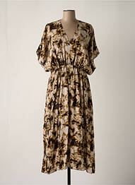 Robe mi-longue vert SAMSOE & SAMSOE femme