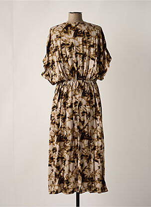 Robe mi-longue vert SAMSOE & SAMSOE femme