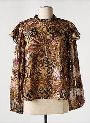 Top marron OBJECT femme