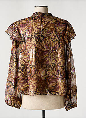 Top marron OBJECT femme
