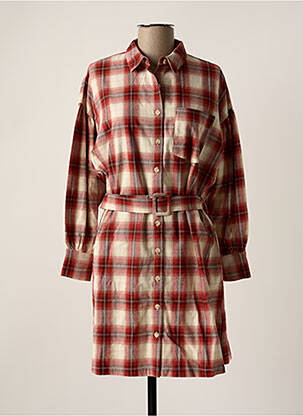 Robe courte rouge GRACE & MILA femme