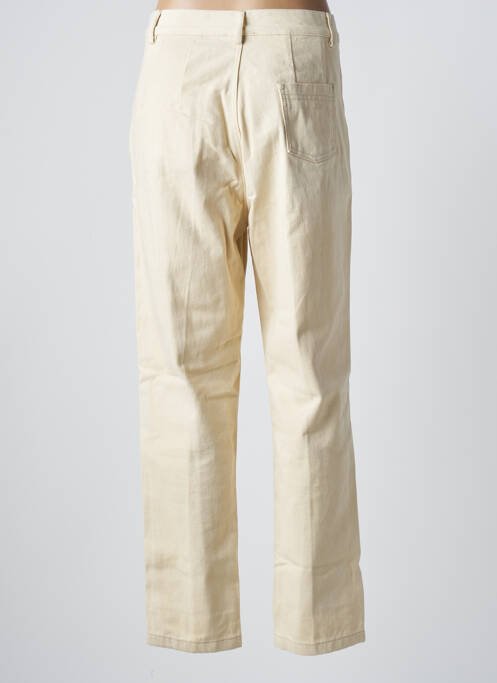 Jeans coupe droite beige GRACE & MILA pour femme