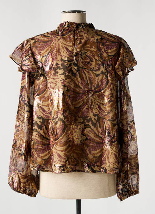 Top marron OBJECT pour femme