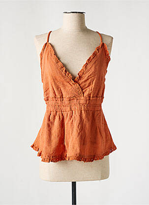 Top orange Y.A.S femme