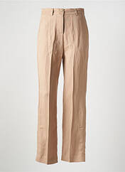 Pantalon droit beige GRACE & MILA pour femme seconde vue