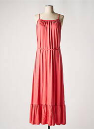 Robe longue rose MSCH COPENHAGEN femme