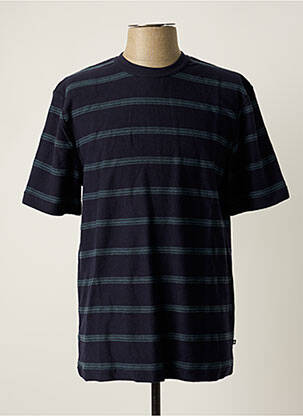 T-shirt bleu SAMSOE & SAMSOE homme