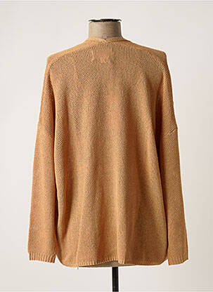 Gilet manches longues orange GRACE & MILA femme