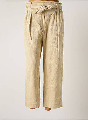 Pantalon large beige SESSUN femme