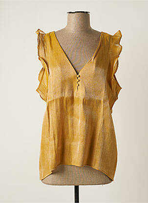 Top orange VILA femme