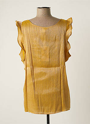 Top orange VILA femme