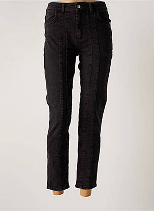 Jeans coupe droite noir MSCH COPENHAGEN femme