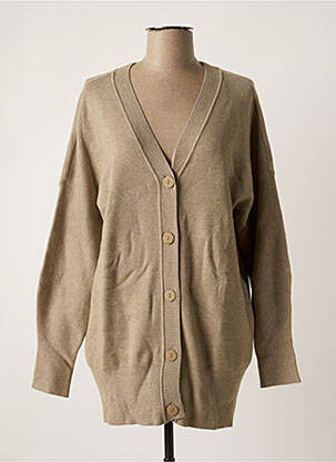 Gilet manches longues beige VILA femme