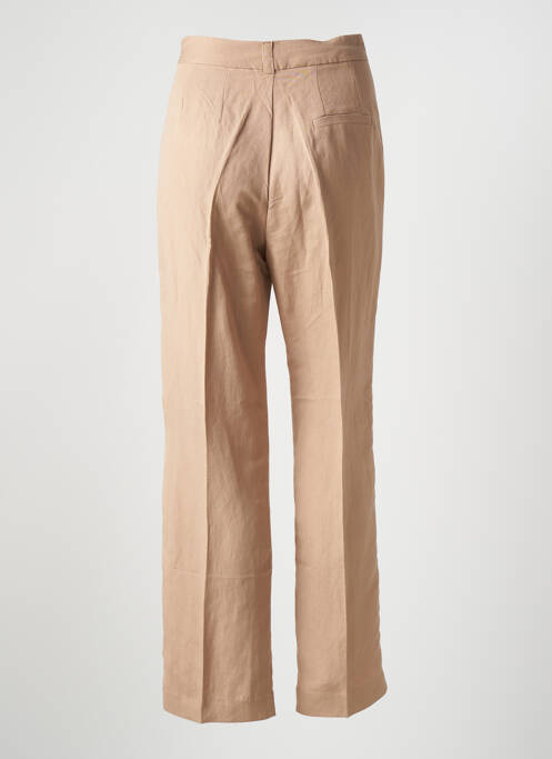 Pantalon droit beige GRACE & MILA pour femme