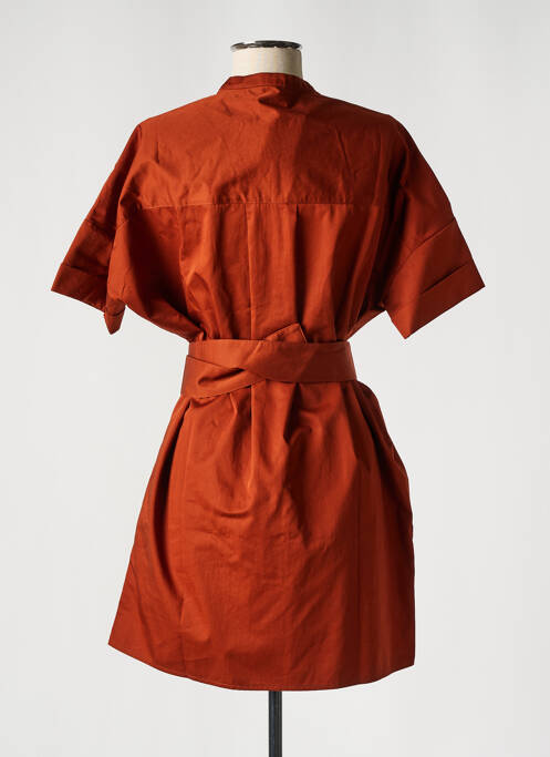 Robe courte orange SESSUN pour femme