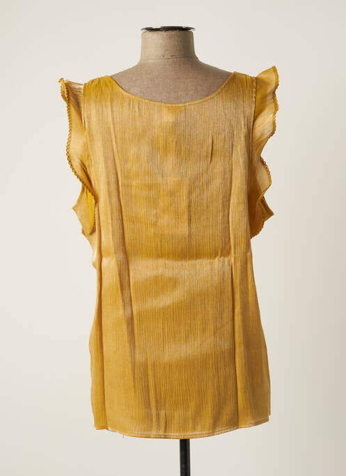 Top orange VILA pour femme