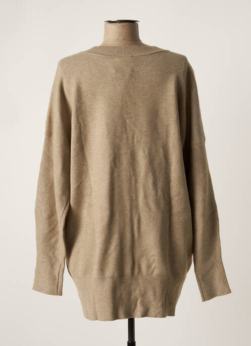 Gilet manches longues beige VILA pour femme