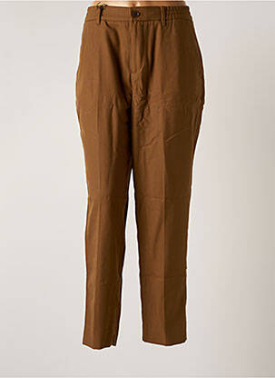 Pantalon droit marron SCOTCH & SODA pour homme