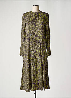 Robe mi-longue vert SAMSOE & SAMSOE femme