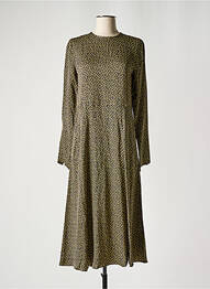Robe mi-longue vert SAMSOE & SAMSOE femme